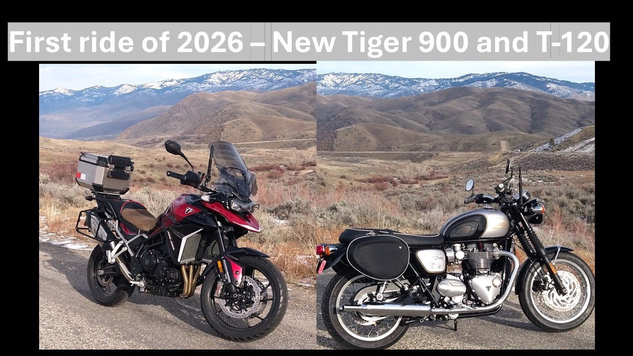 First ride of 2026 - New Tiger 900 & T 120