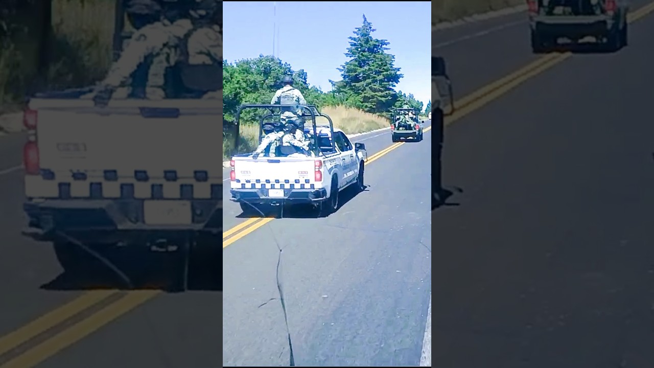 HEAVILY ARMED SECURITY FORCES!