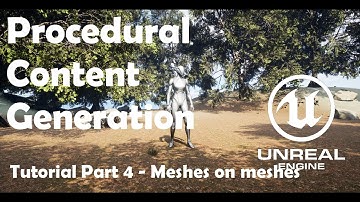 Spawning meshes on other meshes - Procedural Content Generation in UE5 | Tutorial Part 4