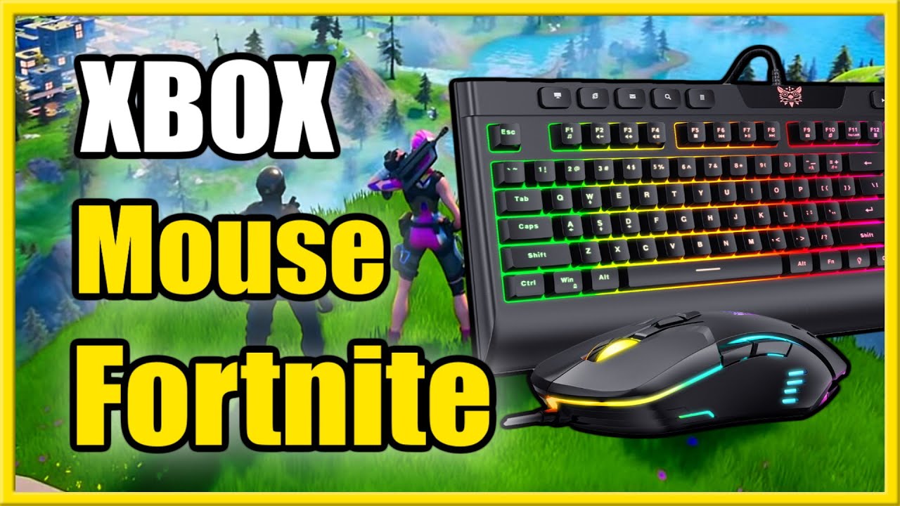 Gymnastik Enkelhed brevpapir How to Play Mouse & Keyboard in Fortnite on Xbox Series X & S or Xbox One -  YouTube