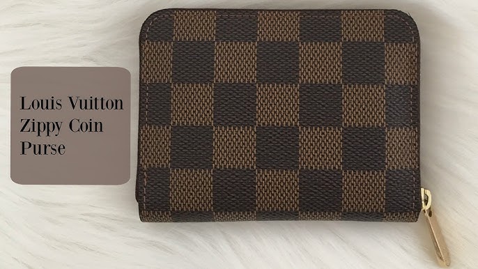 COMPARISON BETWEEN AUTHENTIC AND FAKE LOUIS VUITTON ZIPPY COIN PURSE 