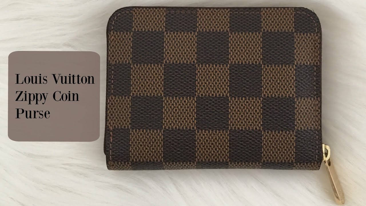 Louis Vuitton Damier Ebene Zippy Coin Purse - YouTube