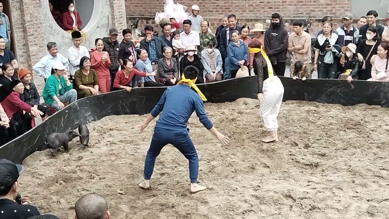 BỊT MẮT BẮT LỢN HAY BỊT MẮT BẮT GÌ ĐÂY|LỄ HỘI ĐÌNH CHÙA  LÀNG HOÀNH LỘ||XÃ HOÀNH SƠN HUYỆN GIAO THỦY