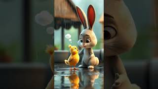 Rabbit story🐰🐥 #MonkeyMischief #WildRide #BabyZayAdventure #PreschoolCartoon #FunForToddlers