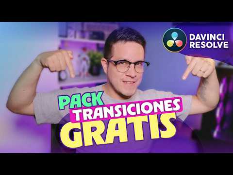🎁 REGALO PACK de Transiciones GRATIS para DaVinci Resolve (¡Fácil Instalación!)