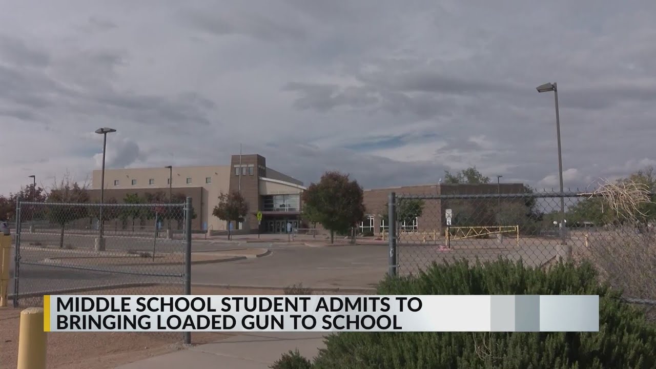 Teen admits to bringing loaded gun to Albuquerque school - YouTube