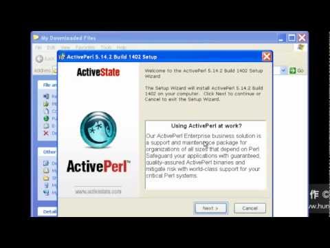 【程序语言安装】ActivePerl 5.14.2 (ActiveState) 动画安装教学