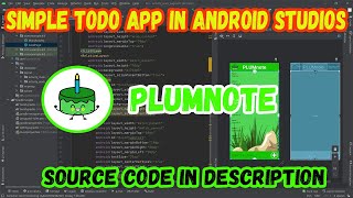 Simple Todo App in Android Studios source code in description screenshot 3