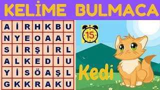 Kelime BULMACA oyunu | EĞLENCELİ sorularla sevimli hayvanları verilen sürede bul hafızanı güçlendir screenshot 5