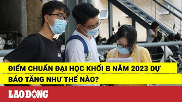 Điểm chuẩn đại học khối B năm 2023 dự báo tăng như thế nào? | Báo Lao Động