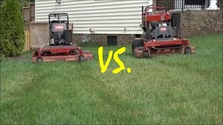 Mulching vs Side Discharge