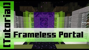 Frameless Nether Portal [Tutorial]