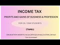 CA /CMA – INTER - INCOME TAX – PGBP – DEPRECIATION ILLUSTRATUION 62 PART -5