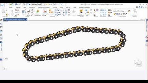 Chain Link   Animation   Solid Edge - Shubban Technologies -  79049 69667