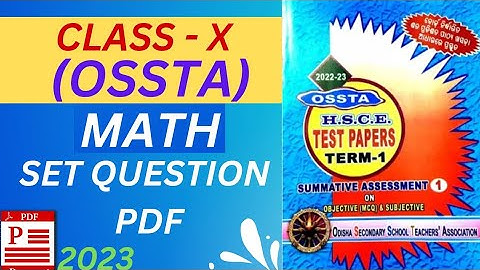 BSE,CLASS-10, OSSTA (2023), MATH(geometry)-MCQs,  Set Questions and Solutions [SET - 2]