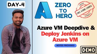 Day-4 | Deploy Jenkins on Azure VM | Azure VM Types explained