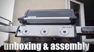 Weber Spirit EPX-315 GBS Smart Grill unboxing &amp; assembly