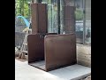 Vertical Platform Wheelchair Patio Lift Elevator makes our Home Handicap Accessible. DIY .