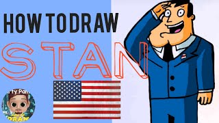 How To Draw Stan Smith | American Dad