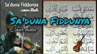 Sa'duna Fiddunya cover biola