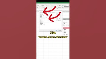 STOP 🛑 Using Merge & Centre - Do THIS instead #learnexcel #exceltips #shorts #excel