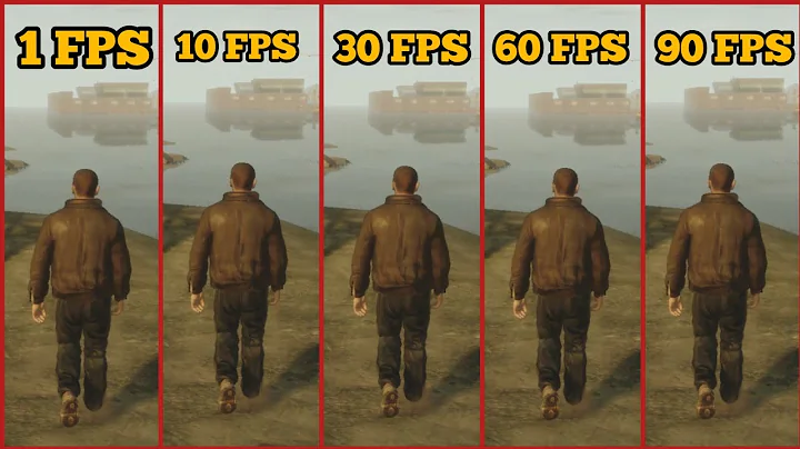 GTA 4 FPS COMPARISON 1FPS VS 5FPS VS 10FPS VS 30FPS VS 60FPS VS 90FPS