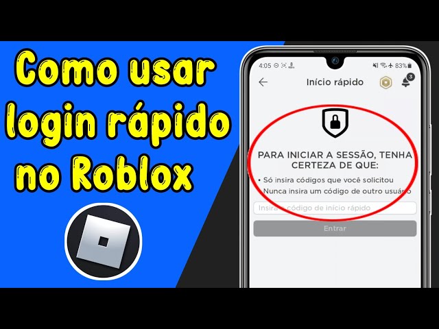 Como usar o login rápido no Roblox (2023) 