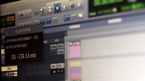 Matchbox - Reconform in Pro Tools