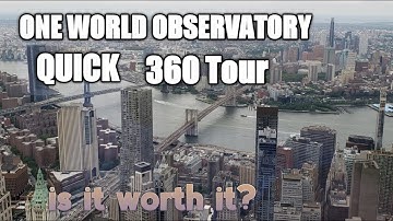 One World Observatory Quick 360 degrees tour. What