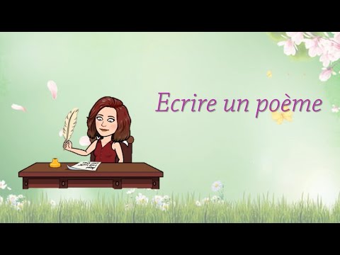 Vidéo: Comment écrire Un Poème Avec Un Enfant ?