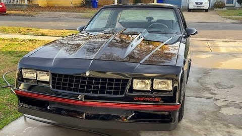 87 Monte Carlo SS G-Body wipe down / exterior walk-through + a lil bonus of wifeys upcoming build