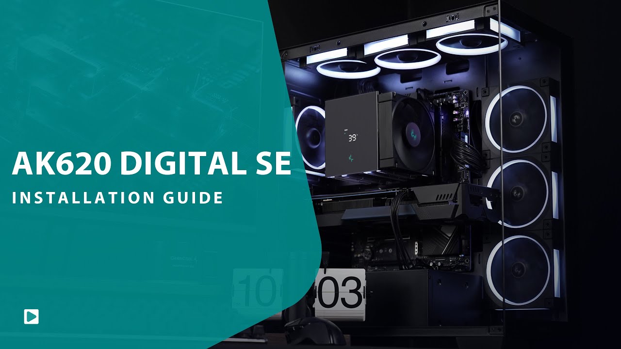 Tản nhiệt khí DeepCool AK620 DIGITAL SE Black