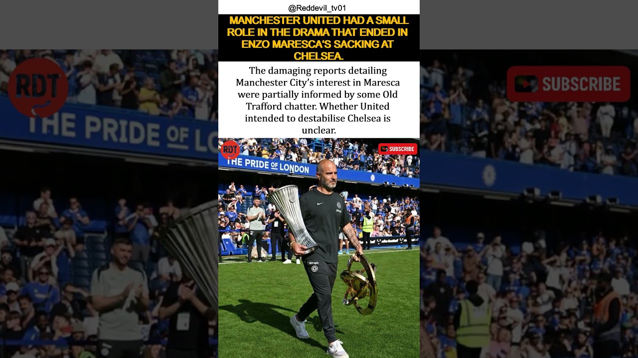 🚨🌖| NEW: Manchester United had a small role in the drama that ended in Enzo Maresca‘s sacking