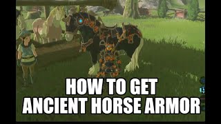 Ancient Horse armor Bridle and Saddle Zelda BOTW / Breath of the Wild teleport horse anywhere