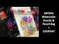ARTEZA Watercolor Pencils & Pencil Case Review Plus Coupon!
