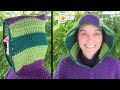 Poncho Hood Crochet Pattern & Tutorial