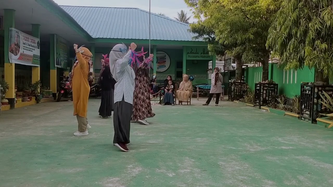 senam Tobelo, latihan terakhir MIN 1 Majene