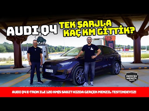 Audi Q4 e-tron Sportback 55 quattro | 120 km Hızda Menzil Testi Yaptık!