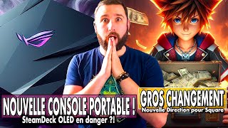 Nouvelle console portable ASUS ROG ALLY X : SteamDeck DANGER ?! 😱 & Changement de stratégie Square 🔥