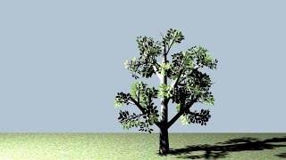 Modeling a tree in 3D max part 2