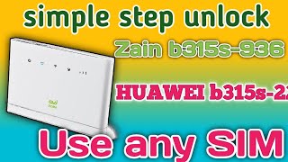 how to unlock Huawei zain router b315s-22 and b315s-936 step by step 2022. screenshot 4