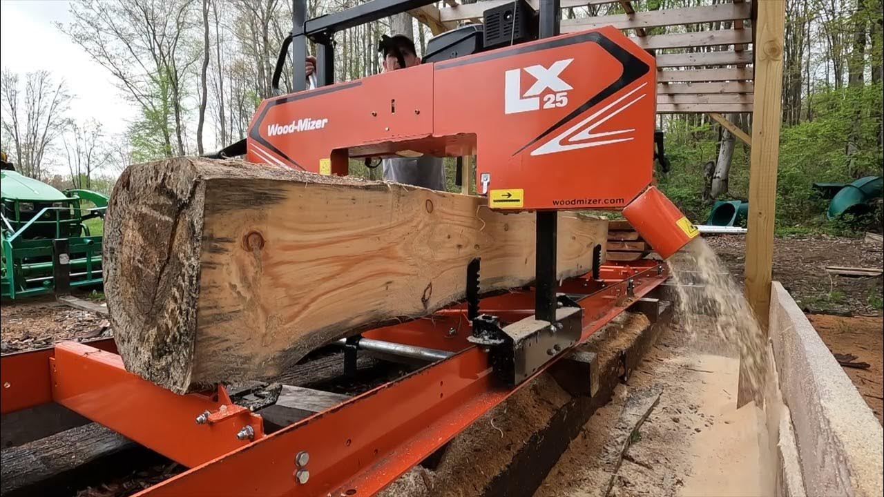 Salvaged Downed Pine Tree Turned into Usable Lumber 2x4's YouTube