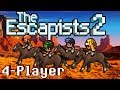 The Escapists 2: 4-Player - Rattlesnake Springs - Gold Rush (4-Player Gameplay)