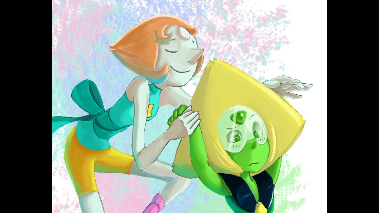 Steven Universe Speedpaint Pearl and Peridot Fusion Dance YouTube