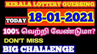 KERALA lottery-18-01-2021--win win-599--இன்றைய கணிப்பு