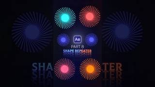 🇦  🇪   🇵  🇦  🇷  🇹  0⃣8⃣ How to use shape Repeater in Adobe After Effect | #aftereffects #tutorial