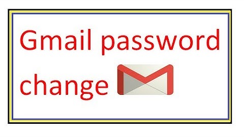 How to change Gmail Password | Bangla Tutorial