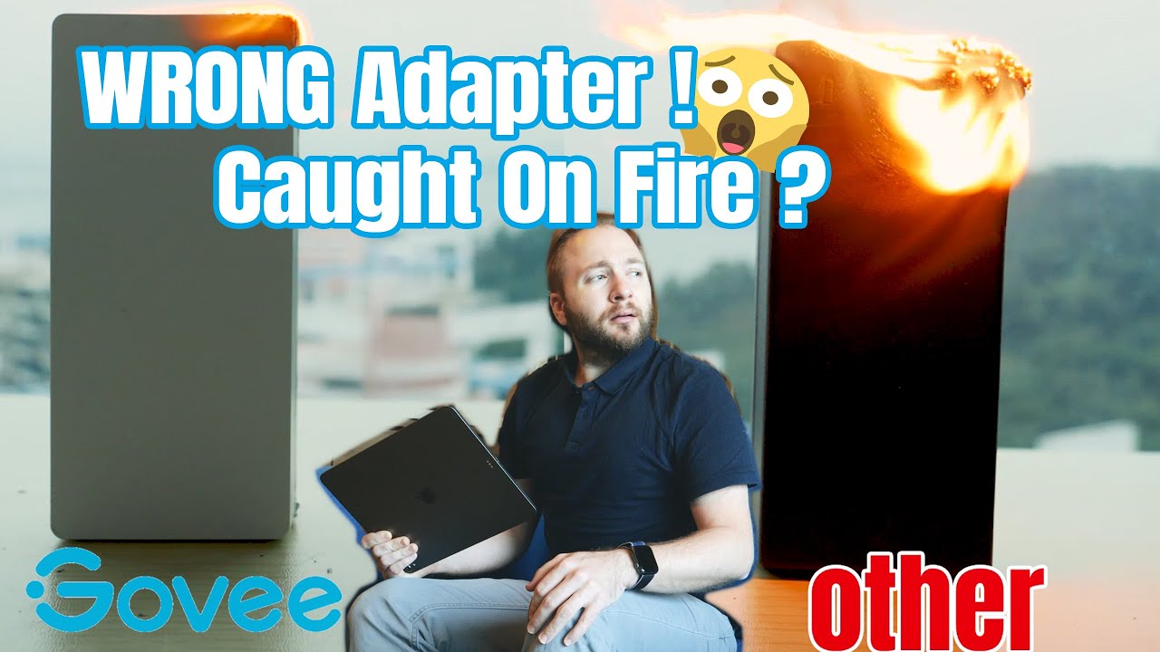 Wrong Adapter Caught On Fire?!🔥 | Get Govee, Get Safe. - YouTube