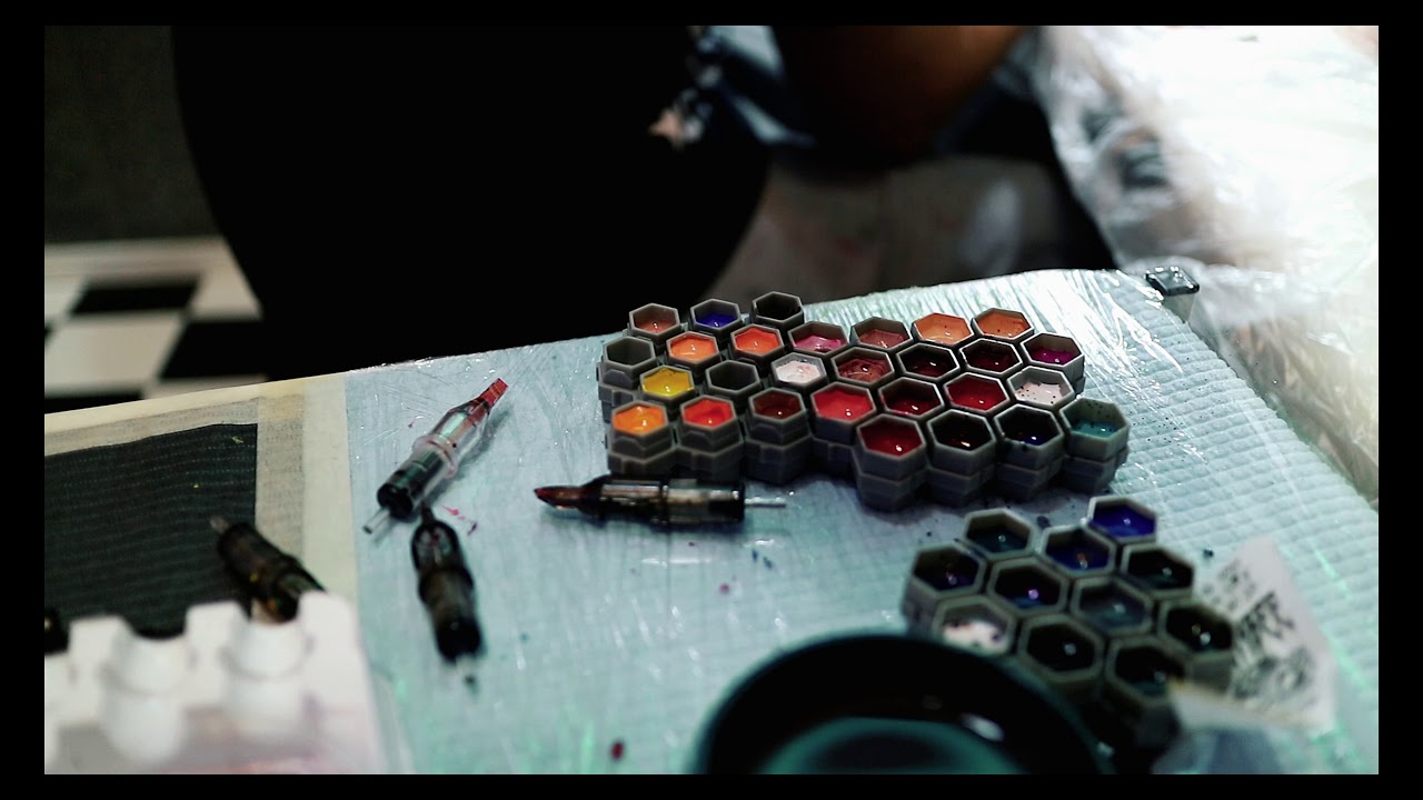 oriental realistic tattoo using fk flux wireless tattoo machine