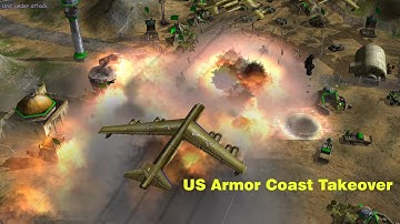 General Zero Hour Shockwave Chaos Custom Mission - US Armor Coast Takeover
